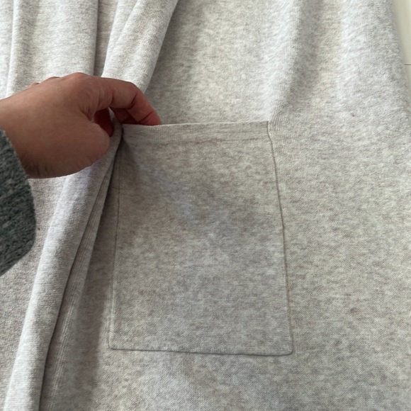 Ann Taylor Shawl Open Cardigan in Light Neutral Heather XS - Picture 2 of 10